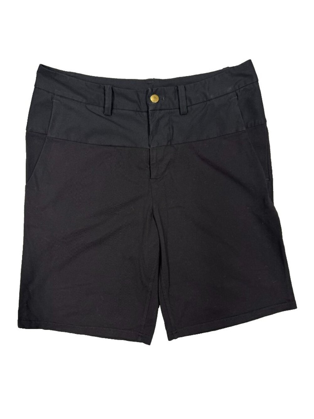 Mens Lululemon Shorts Stretch Jersey Flat Front Cotton Black 32